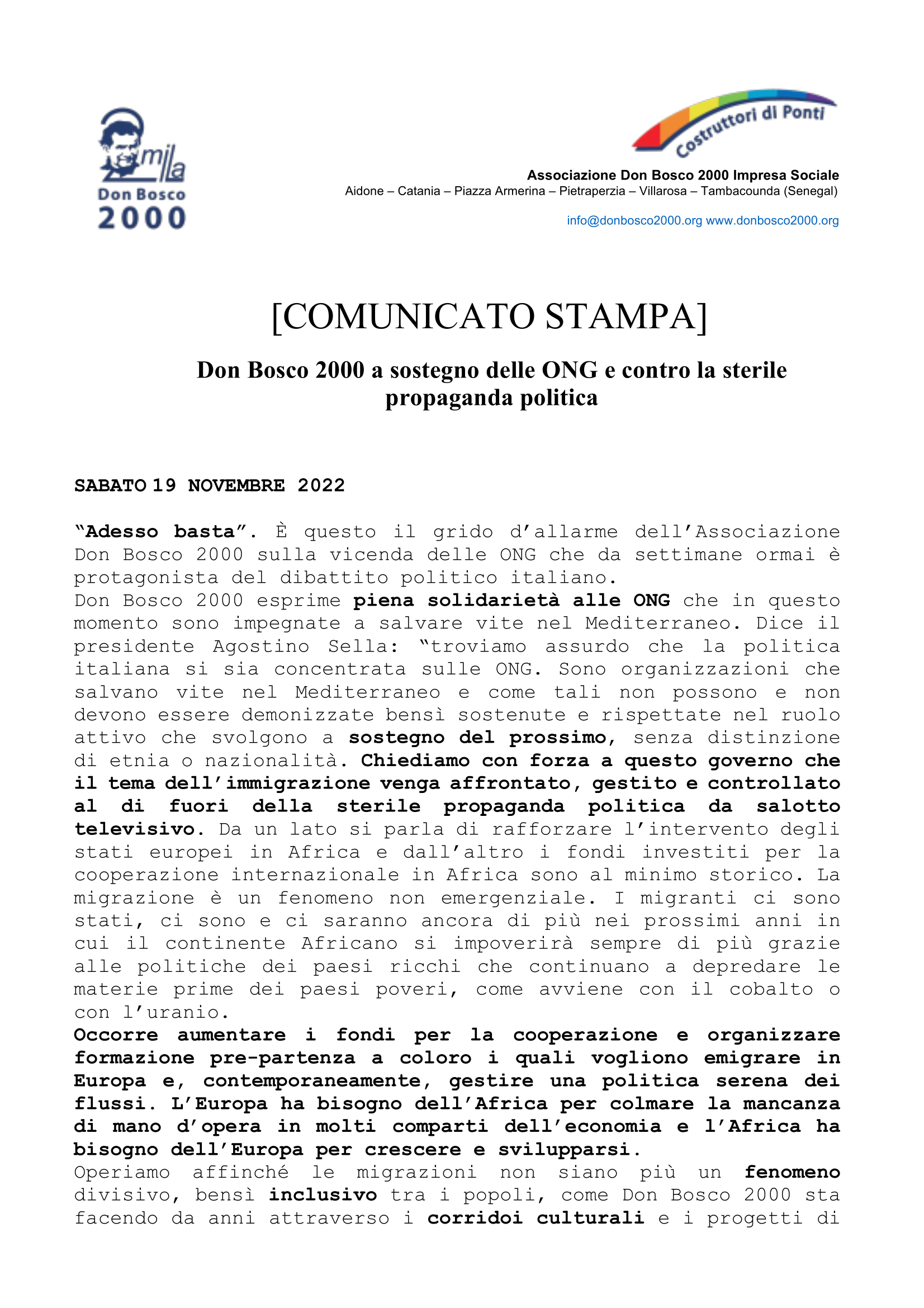comunicato-stampa_db2000-Dichiarazione-migrazione-1-1