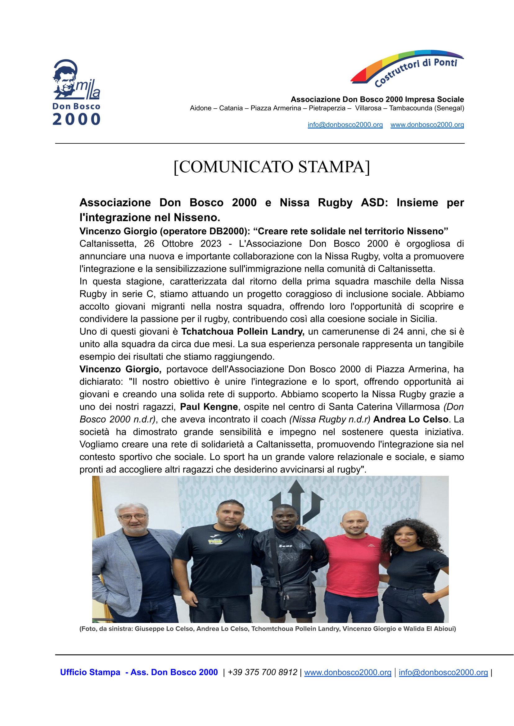 Comunicato stampa_db2000_l'accoglienza del Rugby-1